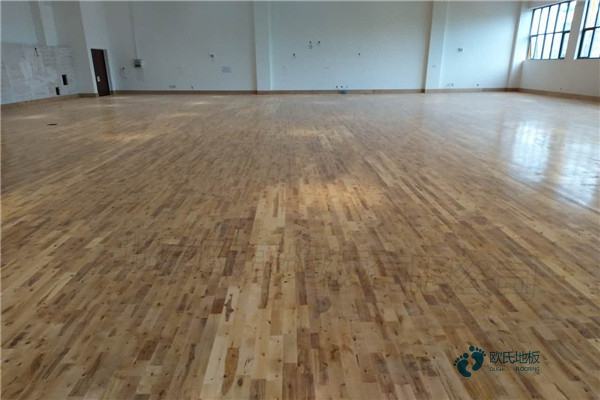 中學(xué)籃球場館地板施工工藝2